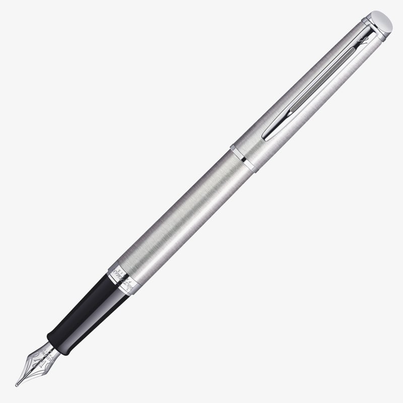 Waterman Waterman Hemisphere Fountain Pen - Stainless Steel Chrome Trim
