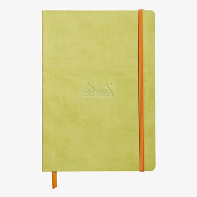 Rhodia Softcover Notebook - A5 - Anise Green - Dotted