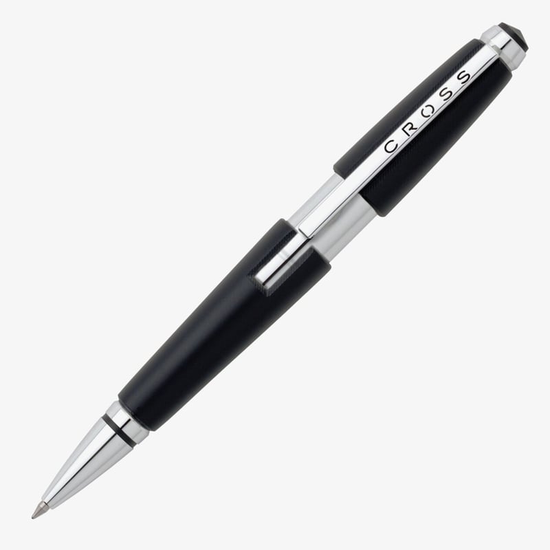 Cross Cross Edge Rollerball Pen - Jet Black