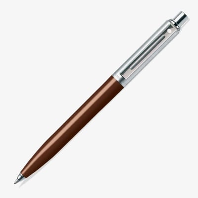 Sheaffer Sentinel Ballpoint Pen - Coffee Bean Chrome Plated Trim