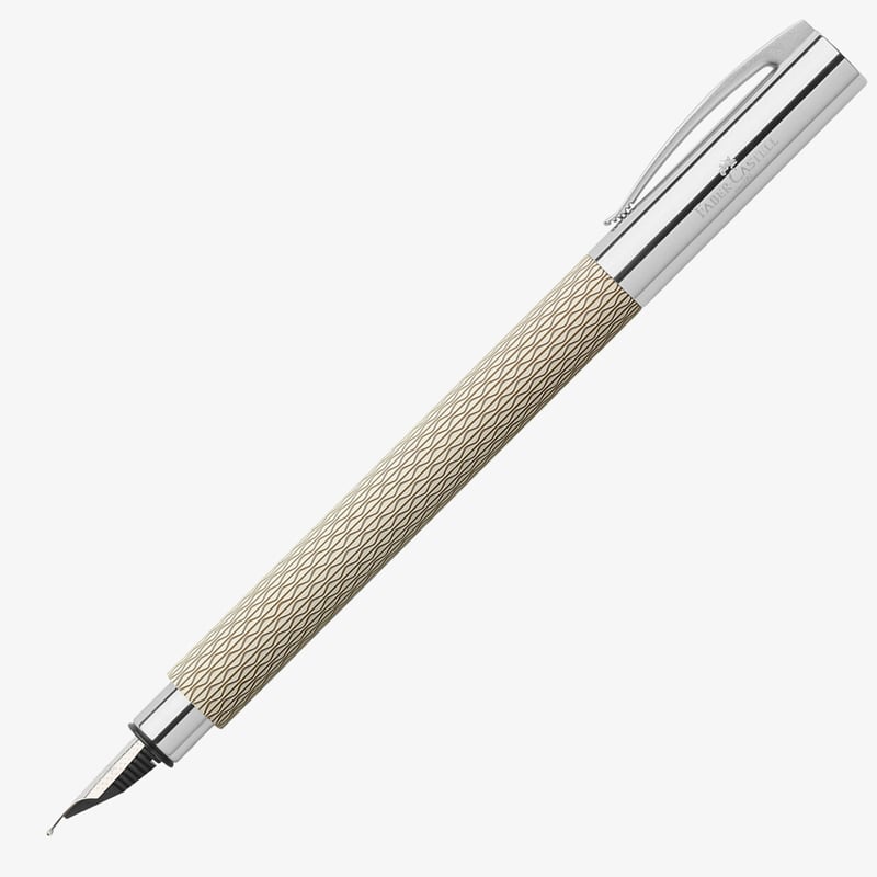 Faber-Castell Faber-Castell Ambition OpArt Fountain Pen - White Sand
