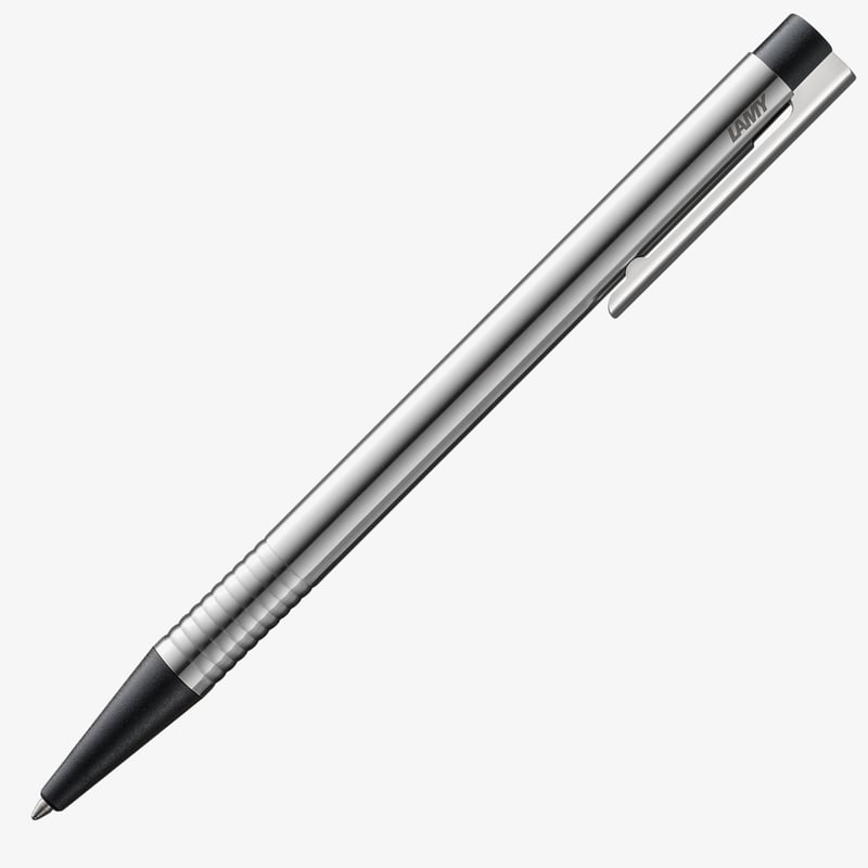 Lamy Lamy Logo Ballpoint Pen - Matte Black Chrome Trim