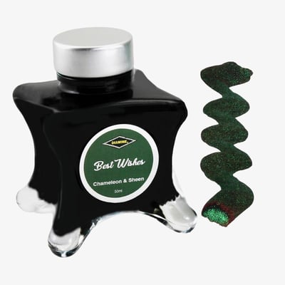 Diamine Inkvent Christmas Ink Bottle 50ml - Best Wishes