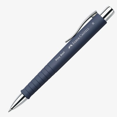 Faber-Castell Polyball Ballpoint Pen - Medium - Blue