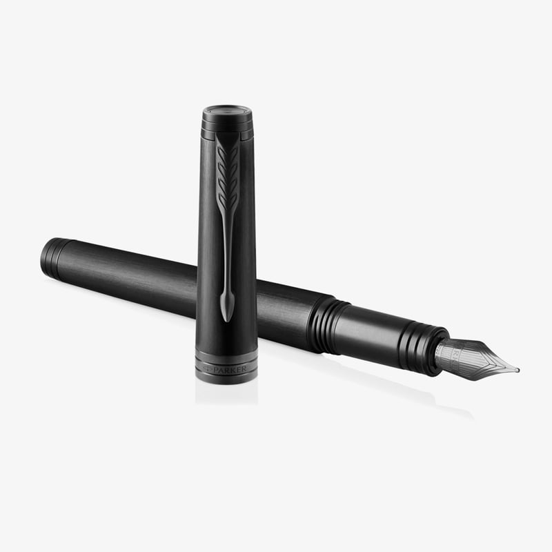 Parker Premier Fountain Pen - Monochrome Black PVD