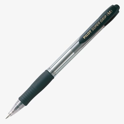 Pilot Super Grip Rollerball Pen - Black