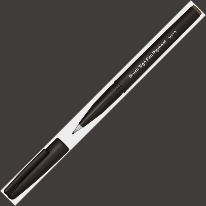 Pentel Pentel Pigment Brush Sign Pen