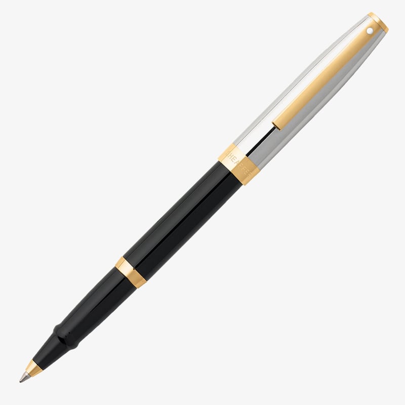 Sheaffer Sheaffer Sagaris Rollerball Pen - Black Lacquer Chrome & Gold