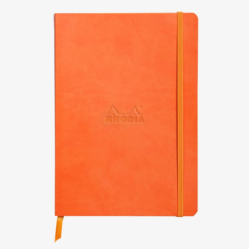 Rhodia Rhodia Softcover Notebook - A5 - Tangerine - Lined