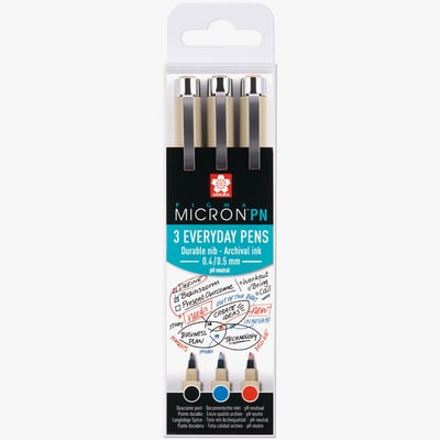 Sakura Sakura Pigma Micron PN Set - Office Set (Pack of 3)