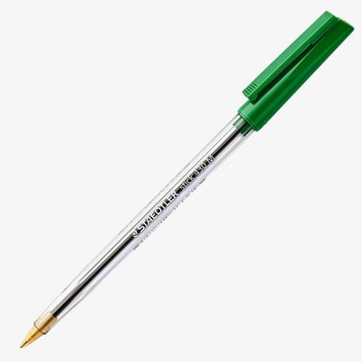 Staedtler 430 Stick Ballpoint Pen - Medium - Green