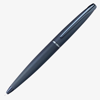 Cross ATX Ballpoint Pen - Sandblasted Dark Blue