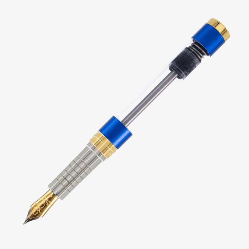 Diplomat Diplomat NeXus Demo Fountain Pen -  Blue Gold Trim