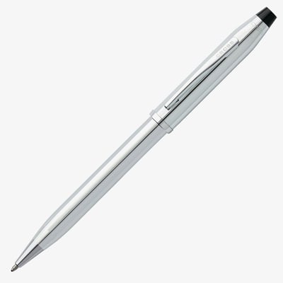 Cross Century II Ballpoint Pen Gift Set - Lustrous Chrome with Classic Black Journal