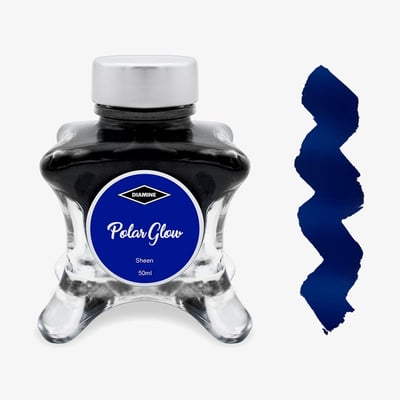 Diamine Inkvent Christmas Ink Bottle 50ml - Polar Glow