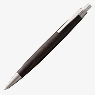 Lamy 2000 Ballpoint Pen - Blackwood Chrome Trim