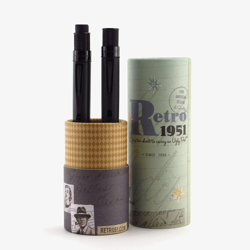 Retro 51 Retro 51 Rollerball & Pencil Set - Stealth