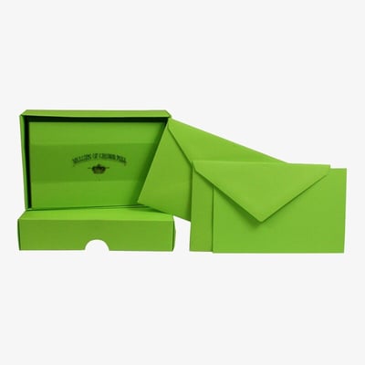 Crown Mill Set of 25 Cards and Envelopes - Bamboo
