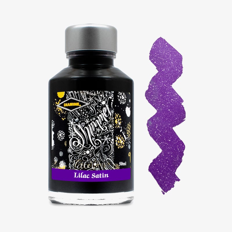 Diamine Inks Diamine Shimmering Ink Bottle 50ml - Lilac Satin