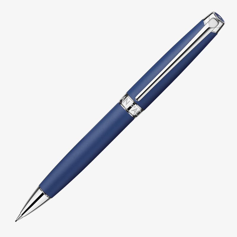 Caran d'Ache Caran d'Ache Léman Mechanical Pencil - 0.7mm - Blue Night Lacquer Rhodium Trim