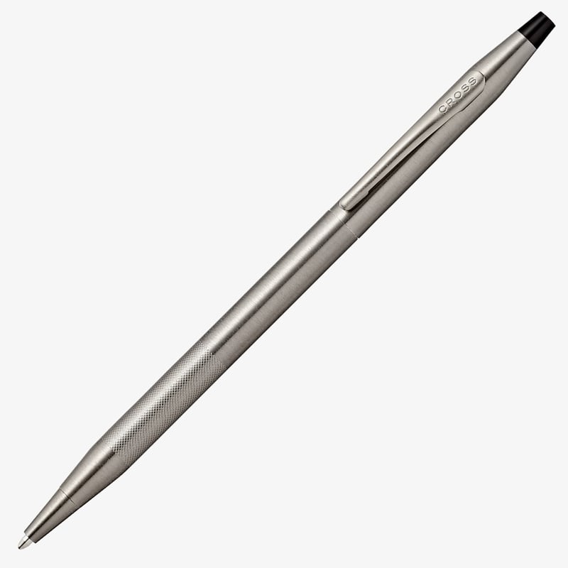 Cross Cross Century Classic Ballpoint Pen - Micro Knurled Titanium Grey