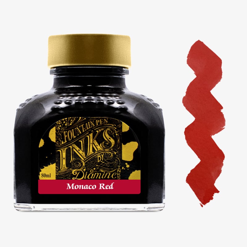 Diamine Inks Diamine Ink Bottle 80ml - Monaco Red