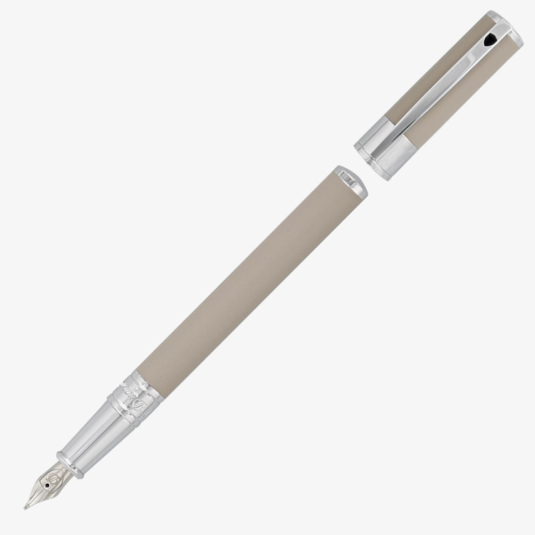 S.T. Dupont S.T. Dupont D-Initial Fountain Pen - Matte Beige
