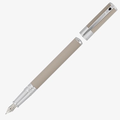 S.T. Dupont D-Initial Fountain Pen - Matte Beige