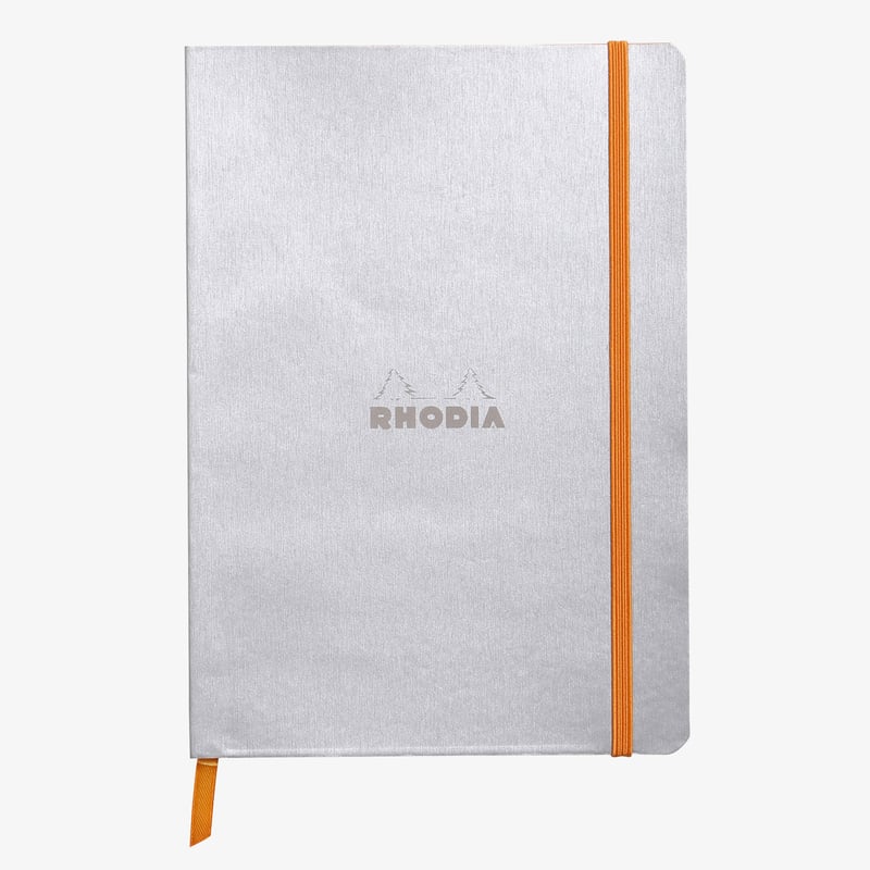 Rhodia Rhodia Softcover Notebook - A5 - Silver - Lined