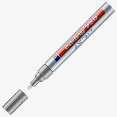 Edding 750 Paint Marker - Medium - Silver