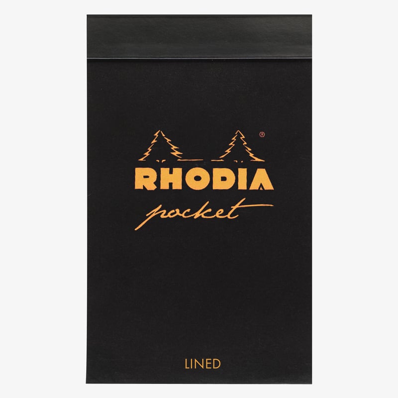 Rhodia Rhodia Pocket Pad - Black - Lined