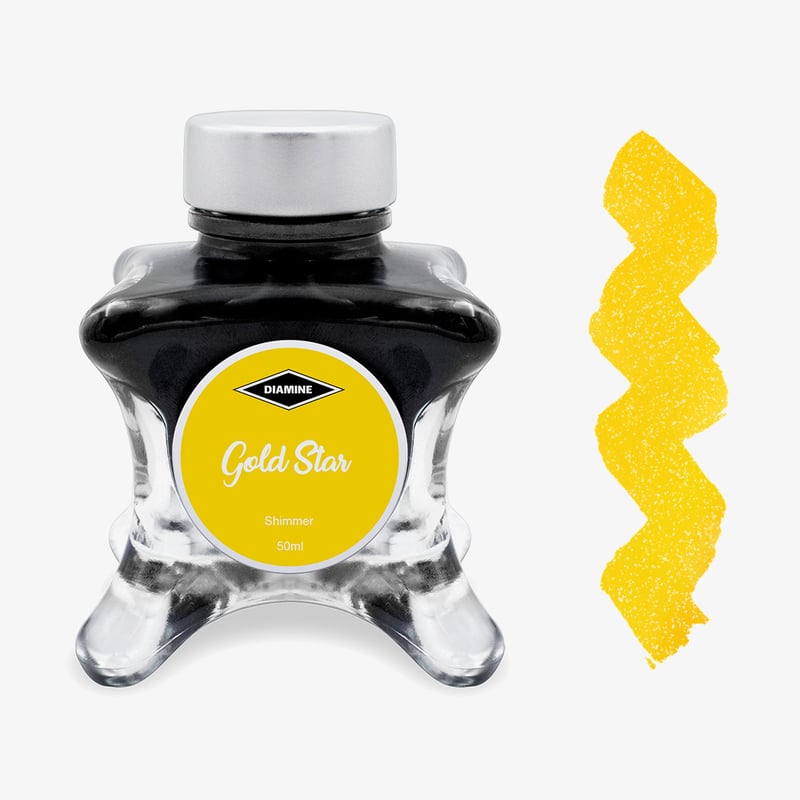 Diamine Inks Diamine Inkvent Christmas Ink Bottle 50ml - Gold Star