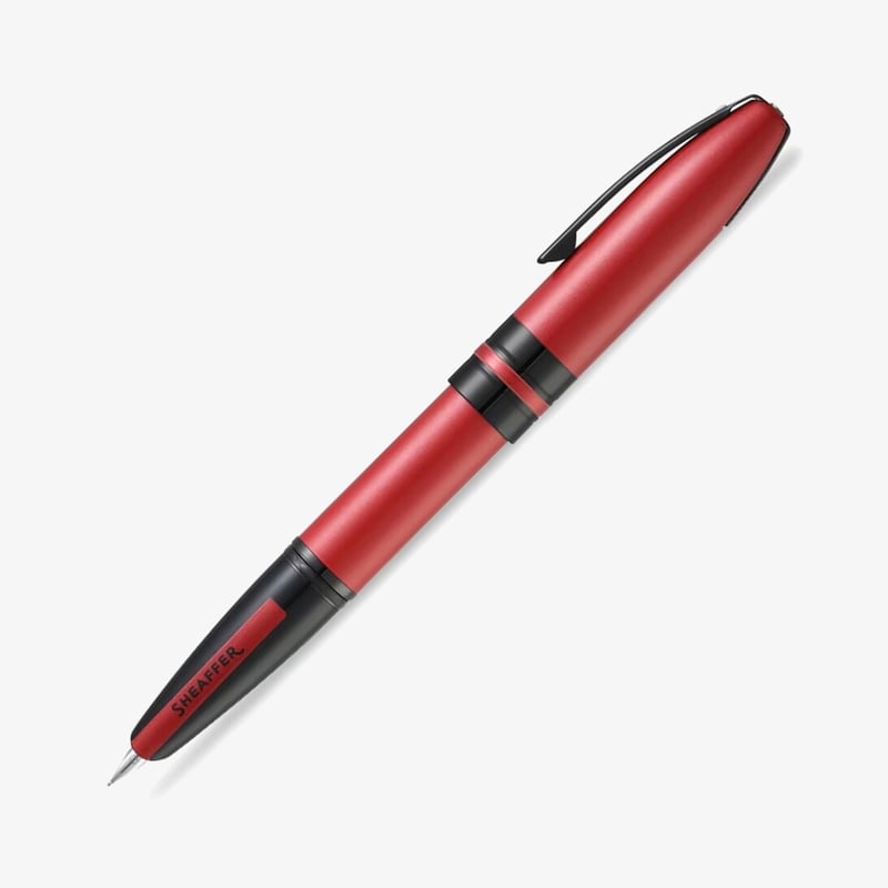 Sheaffer Sheaffer Icon Fountain Pen - Metallic Red Lacquer Black PVD Trims