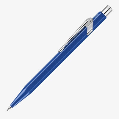 Caran d'Ache 844 Mechanical Pencil - Metal-X Blue