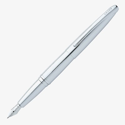Cross ATX Fountain Pen - Pure Chrome