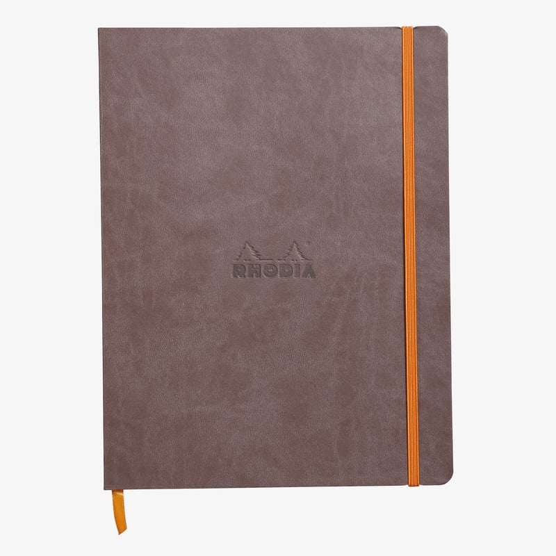 Rhodia Rhodia Softcover Notebook - Large - Chocolate - Dotted