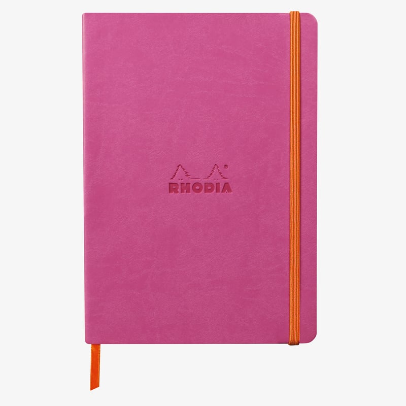 Rhodia Rhodia Softcover Notebook - A5 - Fuchisa - Dotted