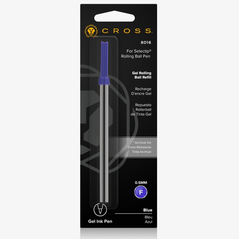 Cross Cross Gel Rollerball Refill -  Fine - Blue - 0.5mm