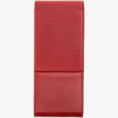 Lamy Premium Leather Pen Case for Three Pens - Red