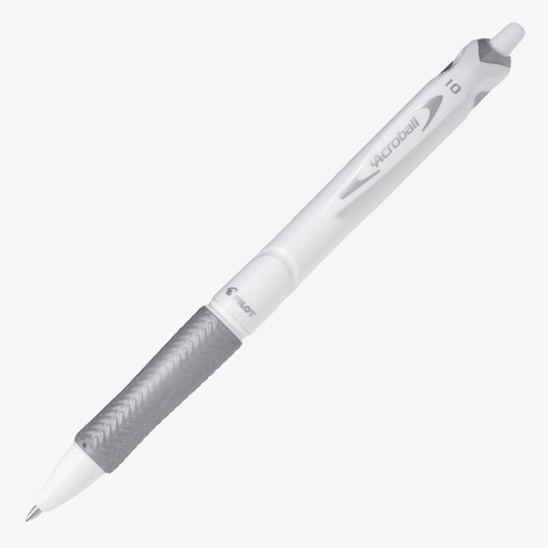 Pilot Pilot Acroball Pure White Ballpoint Pen [BAB-15M-BG]