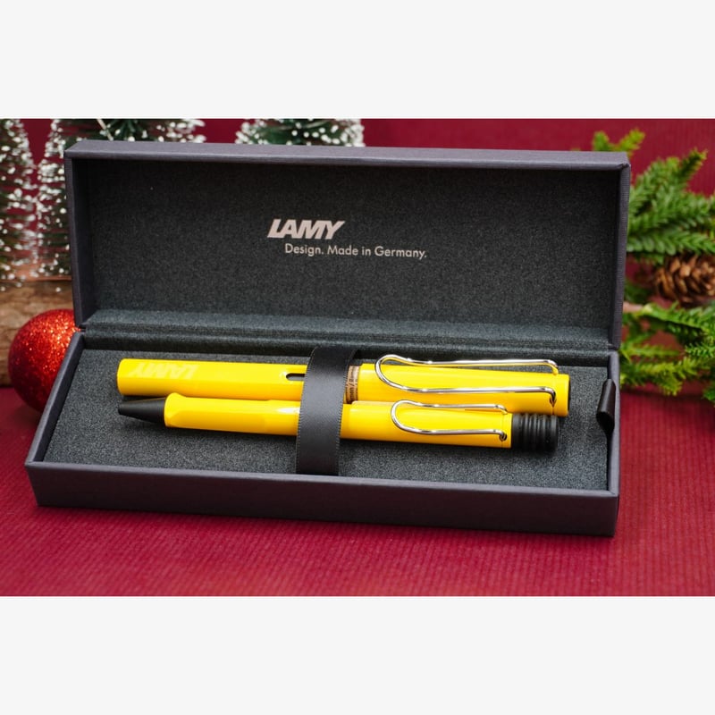 Lamy Lamy Safari Fountain Pen & Ballpoint Pen Gift Set - Yellow