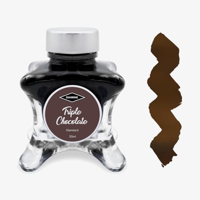 Diamine Inkvent Christmas Ink Bottle 50ml - Triple Chocolate