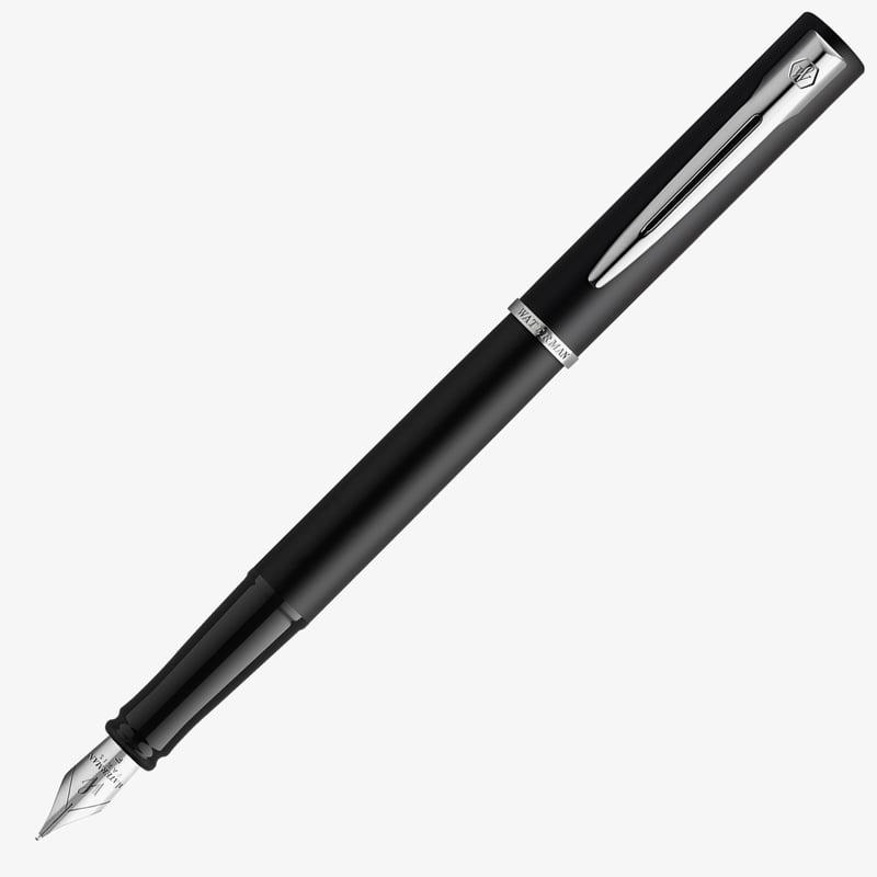 Waterman Waterman Allure Fountain Pen - Black Chrome Trim
