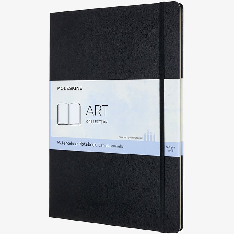 Moleskine Moleskine Art A4 Watercolour Notebook - Black