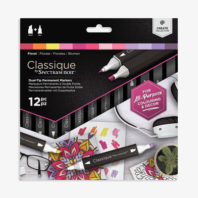 Spectrum Noir Spectrum Noir Classique Markers - Floral (Pack Of 12)