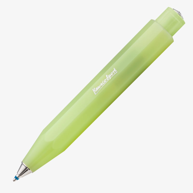 Kaweco Kaweco Frosted Sport Ballpoint Pen - Fine Lime