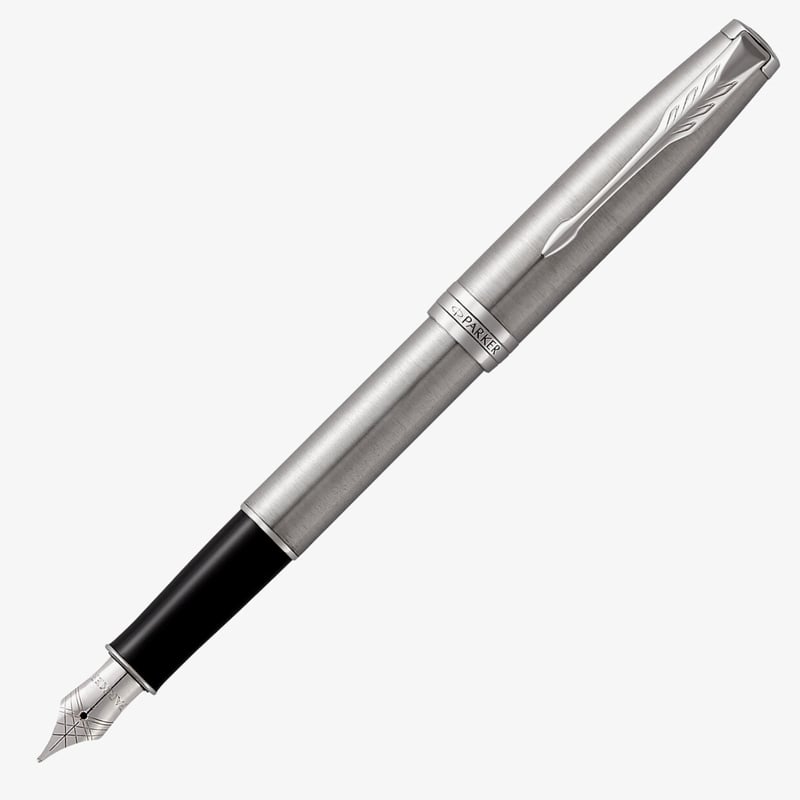 Parker Parker Sonnet Fountain Pen - Stainless Steel Chrome Trim