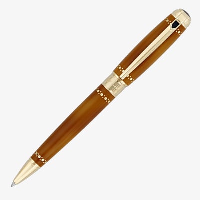 S.T. Dupont Line-D Large Ballpoint Pen - Derby Black & Gold