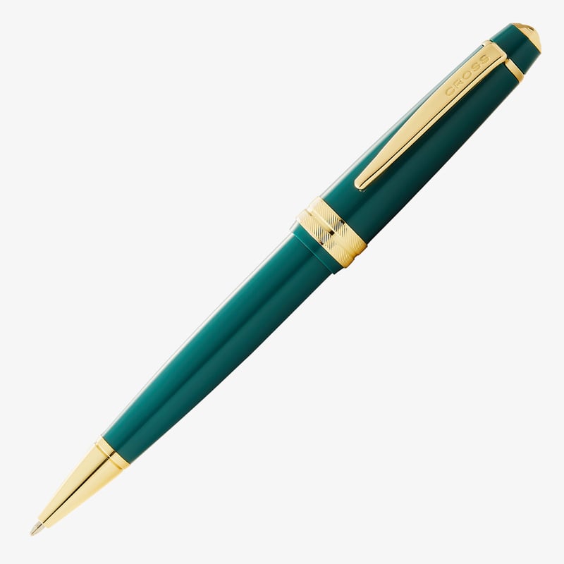 Cross Cross Bailey Light Ballpoint Pen - Green Resin with Gold Plated Trim