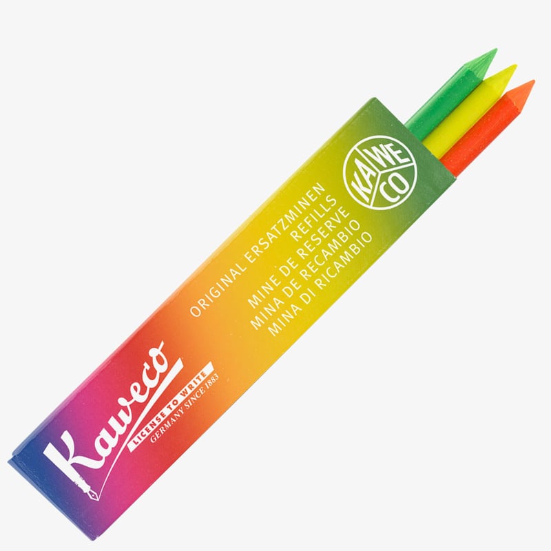 Kaweco Kaweco Highlighter Leads - 5.6mm - Green, Orange & Yellow